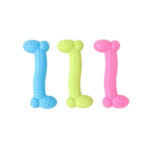 Juguetes para masticar de hueso de pezón pequeño neutro TPR respetuoso con el medio ambiente personalizado, juguetes duraderos para perros y cachorros de colores de gran oferta - Product Image 6