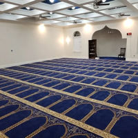 Tapis de prière turc design pour mosquée, moquette murale pour projet de rénovation de mosquée, rouleau de tapis musulman pas cher pour église