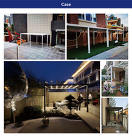 DEEZON auvent extérieur en aluminium mural persienne étanche ouverture couverture de toit pergola motorisée Gazebo