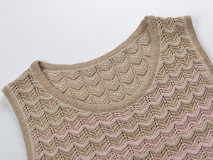 Bettergirl 2025 nouveau design d'été changeant progressivement de couleur robe sans manches coupe ajustée - Product Image 5