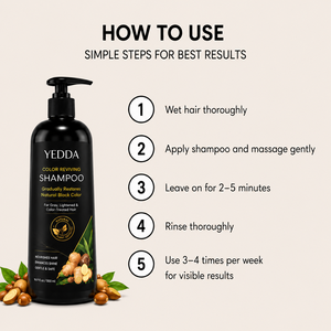 <span class=keywords><strong>Lotion</strong></span> colorante capillaire noire 5-en-1 biologique à base de plantes, formule naturelle 500ml, pour marque privée, idéale pour couvrir les <span class=keywords><strong>cheveux</strong></span> blancs - Product Image 3