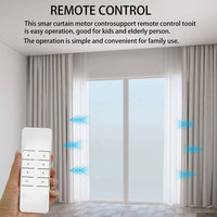 Motor para Cortinas Eléctricas Tuya ZigBee, Alimentado por Batería de 4800mAh, Ultra Silencioso, Control Inteligente por Aplicación, Control por Voz con Alexa y Google Home