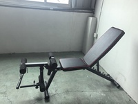 Set Dumbbell dan Barbell Lipat dengan Bangku Berat yang Dapat Disesuaikan (Baja Karbon)