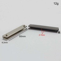 Clips de fixation pour sac à main Nolvo, attaches de sac à main, clips métalliques, vis, clips métalliques, embouts de fermeture éclair, fermoirs métalliques