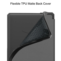 Étui pour tablette en cuir PU et TPU pour Kindle Paperwhite 12e génération 2024 7 pouces avec fonction de mise en veille et de réveil automatiques
