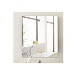 Modern <b>Silver</b> Style Factory Wholesale Explosion-Proof Tempered Frameless Round/Oval Bathroom <b>Mirror</b> 6mm Wood Beveled Polished - Product Image 4