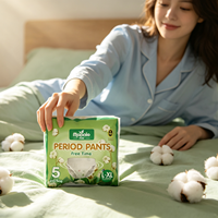 Culottes menstruelles jetables pour femmes, respirantes, super absorbantes, pour la nuit, sous-vêtements sanitaires, OEM personnalisés