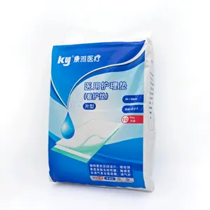 Kangya-ropa interior médica desechable de 6 capas para niños y adultos, almohadillas de incontinencia para cama de 60x60 cm