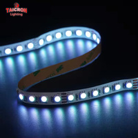 Taicron-Kit de LED intelligente RGBIC pour chambre à coucher, TV, PC, rétroéclairage, 12V, 5m, 10m, USB, 12V