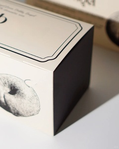 Livraison sûre et élégante personnalisée emballage postal <span class=keywords><strong>de</strong></span> qualité alimentaire pour macarons brownies tranches <span class=keywords><strong>de</strong></span> gâteau boîtes en papier pliantes durables - Product Image 4