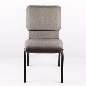 Chaises d'église d'occasion, pas chères, avec genouillère, en tissu rouge et bleu, fabriquées en Corée. - Product Image 1
