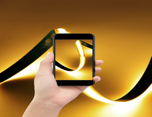 Tira de LED COB sin Soldadura de 12V/24V CC, 480 LED/m, para Decoración de Salas de Estar <span class=keywords><strong>y</strong></span> Techos - Product Image 2