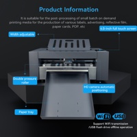 Máquina Cortadora de Etiquetas Automática HY370DL, Plotter de Etiquetas Adhesivas, Cortadora de Etiquetas con Pantalla Táctil a Color