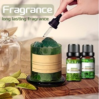 Coffret Cadeau de 7 Huiles Essentielles 10 ml 100% Extraits Végétaux Pressées à Froid Écologiques Parfum Frais Réveillez la Peau Boîte Luxe Cheveux