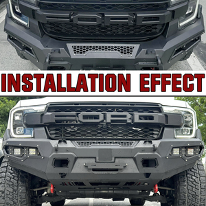 กันชนหน้าเหล็ก F16Series รถออฟโร้ดกันชนหลังสำหรับ-<span class=keywords><strong>Ford</strong></span> Ranger <span class=keywords><strong>wildtrak</strong></span> XLT XLS XL 2022 2023 + T9 <span class=keywords><strong>Everest</strong></span> 2023 - Product Image 3