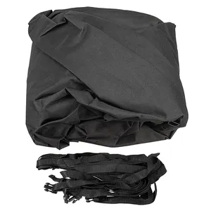 Funda para Bote Jon 600D, Resistente al Viento, Impermeable, Remolcable, de Alta Resistencia, Protección UV para Exteriores, 12', 14', 16', 18', Negra - Product Image 5