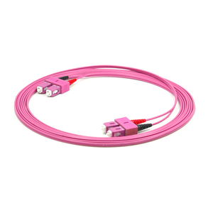 Jarretières optiques Duplex SC/<span class=keywords><strong>LC</strong></span> Om4 Multimode <span class=keywords><strong>LC</strong></span>-<span class=keywords><strong>LC</strong></span> 50/125 OM4 Duplex Fiber Optic Patch Cord jumper Fibre Flylead - Product Image 4