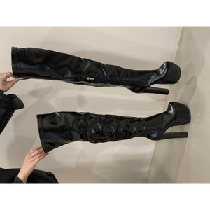 New Stage Over-the-<b>knee</b> Boots Stage Catwalk Role-playing Waterproof Platform 16CM Thick <b>High</b> Heels Large Size Boots - Product Image 6
