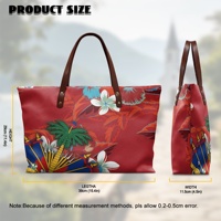 Sac à main en cuir vegan à motif haïtien rose pour femmes avec poignée supérieure, sacs à main des îles du Pacifique, sacs de plage et de voyage, sacs hobo