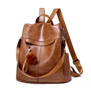 Backpack Women 2019 Anti Theft Backpack Mochila Feminina Vintage Leather School Bags For Women's Back Pack