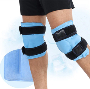 Enveloppe d'attelle de genou en <span class=keywords><strong>gel</strong></span> chaud et froid Sac de glace réutilisable pour le soulagement de la douleur au genou pour les blessures aux jambes - Product Image 1