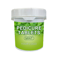 Vente en gros 10000pcs menthe pied Spa tremper comprimés Mini pédicure Solution tablette