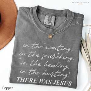 Maglietta Boho Cristiana OEM ODM con scritta 'There Was Jesus', T-shirt Religiosa, Regalo per Amici della Chiesa, Maglietta Motivazionale per Donne, Trendy F - Product Image 2
