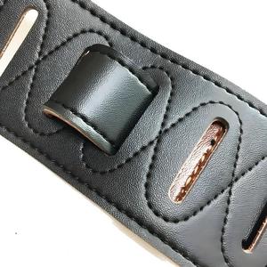 Correa de Guitarra de Cuero Genuino, Ajustable, de Cuero PU Suave, para Guitarra Acústica, Eléctrica y Bajo, Cómoda y Ancha - Product Image 5