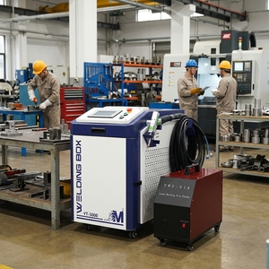 Laser portatif de qualité industrielle 1500W-3000W 5 en 1 refroidi par eau avec stockage d'énergie pour batterie au lithium, intégré et portatif - Product Image 2