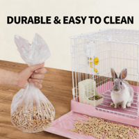 Housse de protection pour cage à lapin de taille réglable