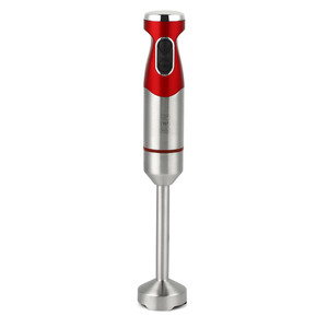 Licuadora Multifuncional de Acero Inoxidable Eléctrica Roja con Doble Cuchilla para Batir, Preparar Comida para Bebés, Hacer Jugos, Picar Carne y Triturar Huevos - Product Image 4
