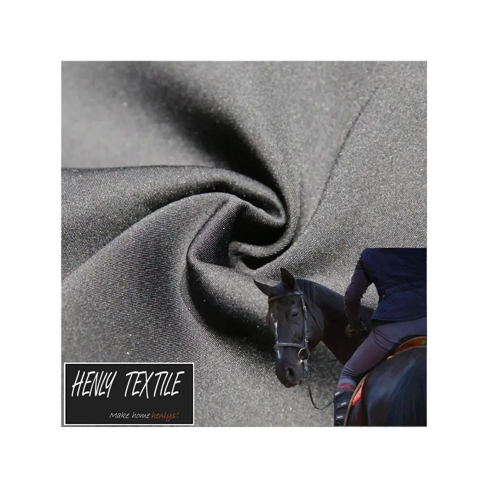 BIODEGRADABLE RECYCLE FABRIC 65%RECYCLE NYLON 35%SPANDEX 330GSM KNITTED INTERLOCK FABRIC for LEGGING BREECHES