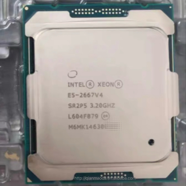 Original Xeon E5-2667V4 SR2P5 8-Core 3.2GHz 25MB LGA 2011-3 CPU Server Processor Pulled Out Used