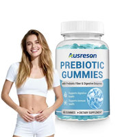 Complément alimentaire pour la santé digestive féminine, gommes probiotiques et prébiotiques en marque privée OEM