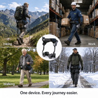 Exosquelette alimenté par l'IA, robot électrique ultraléger de 2 kg pour la marche, la randonnée et l'alpinisme en extérieur