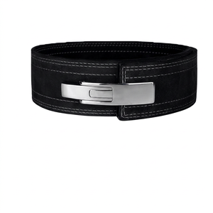 Thick 4 Inches Gym Training Leather <b>Belt</b> Lever Buckle Back Support Men Women Weight Lifting Bodybuilding Deadlifts - Product Image 1