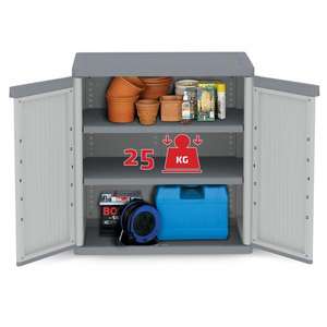 TERRY - 1001725 Doors <b>Outdoor</b> Cabinet 89,7x53,7x94,5 - 2 adjustable inner <b>shelves</b> - EAN 8005646017254 CABINETS - Product Image 2