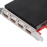 Carte PCIe TBS6304X, numérique 4K 30FPS, 4 canaux d'entrée, encodage matériel H.264/H.265, streaming vidéo HD en direct UDP RTMP pour encodeur IP