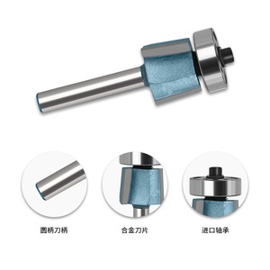 1 unidad de fresa de ranurar y refilar de 8 grados, de alta calidad, con 3 filos rectos, para carpintería - Product Image 3