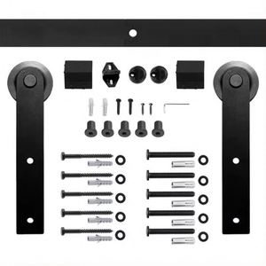 ชุดอุปกรณ์ประตูบานเลื่อนแบบมินิ WEKIS รุ่นโมเดิร์น สำหรับตู้  วัสดุเหล็กทนทาน ใช้ได้ทั้งภายใน/ภายนอก  ประตูบานเลื่อนแบบกันเสียงสองชั้น - Product Image 1