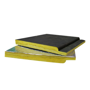 Isolation <span class=keywords><strong>de</strong></span> conduit d'air 32k 50mm pour CVC, avec enveloppe ignifuge WMSK, isolation en <span class=keywords><strong>laine</strong></span> <span class=keywords><strong>de</strong></span> <span class=keywords><strong>verre</strong></span> UET avec tissu noir - Product Image 5