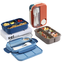 Boîte à lunch pour enfants en plastique PP de haute qualité, sans BPA, résistante à la chaleur, adaptée au micro-ondes, anti-fuite, très vendue
