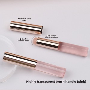 Mini <b>Silicone</b> Nail Lip Brush Transparent Soft Round Head Manicure DIY Ombre Painting Nail Art Makeup <b>Tool</b> - Product Image 5
