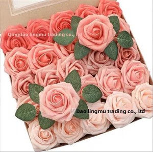 Vente chaude <span class=keywords><strong>À</strong></span> La Main Mousse PE Roses Pôles Décoration De La Maison Transfrontalière Floral En Gros pour L'obtention Du Diplôme E-Commerce Simulé Roses - Product Image 2