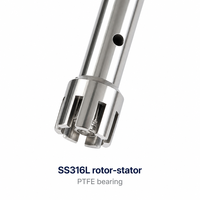 AD500S-H 500W Homogénéisateur, émulsifiant, dispersant et mélangeur numérique de laboratoire haute vitesse avec convertisseur de tension pour utilisation mondiale