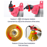 Lampe chauffante infrarouge électrique d'usine OEM pour l'élevage de volailles et de poussins – Kit complet