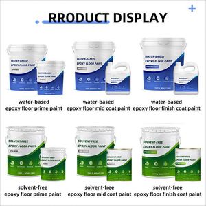 Peinture de sol en résine époxy transparente auto-nivelante 24969-06-0 500-033-5 Revêtement de sol en époxy liquide sans changement de couleur 500 ml - Product Image 3