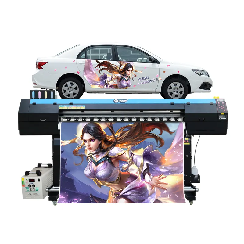 LETOP Digital 1.6m 1.9m I3200-U1 Print Head Roll Printing Machine For Vinyl Plotter Bannner Colour Printer Machine Inkjet