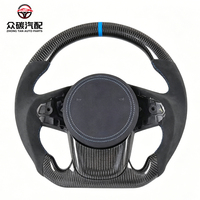Volant de course en fibre de carbone véritable personnalisé, accessoires de modification intérieure pour Toyota GR Supra A90 MK5