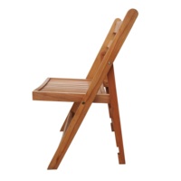 Chaise pliante en bois massif durable pour l'extérieur, idéale pour le camping, les pique-niques, les parcs, les fêtes et la salle à manger